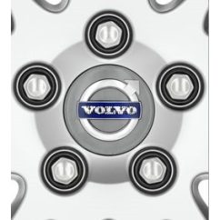 Ezüst Volvo kerék díszbetét (4 darab)