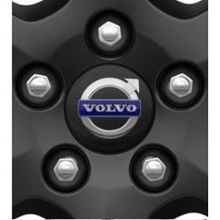   Sötétszürke Volvo kerék díszbetét /db (4 darab egy szett)