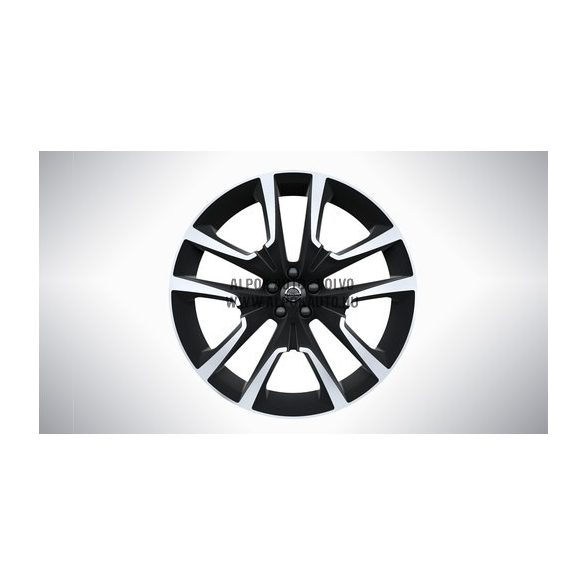 XC60 II - 22" Double Spoke Matt Black Diamond Cut - alufelni