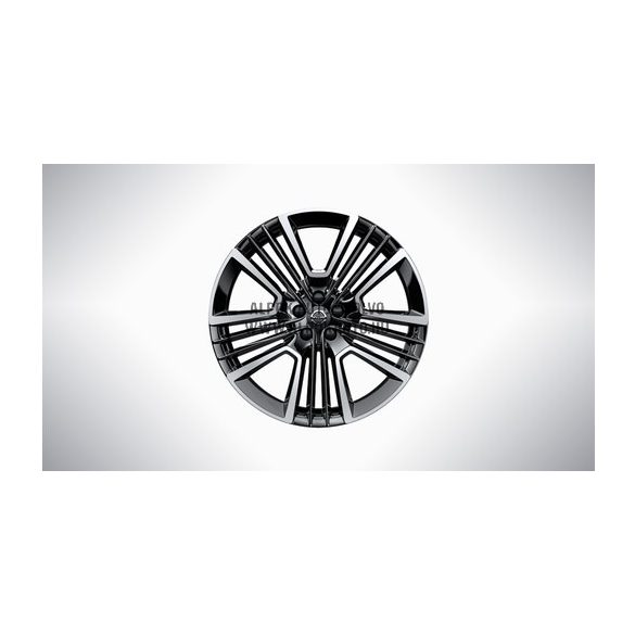 XC40 - 21" Triple Open Spoke Black Diamond Cut - alufelni