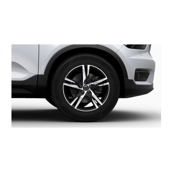 XC40 - 19" Double Spoke Matt Black Diamond Cut - komplett téli kerék szett - Michelin