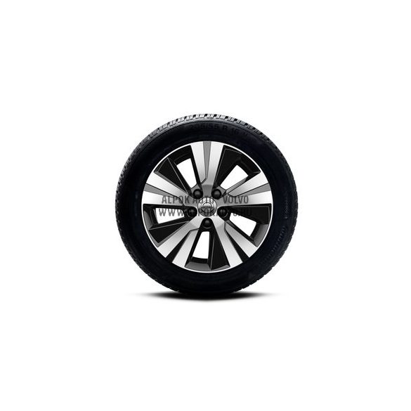 V60 II - 16" Spoke Black Diamond Cut - Komplett téli kerék szett - Nokian