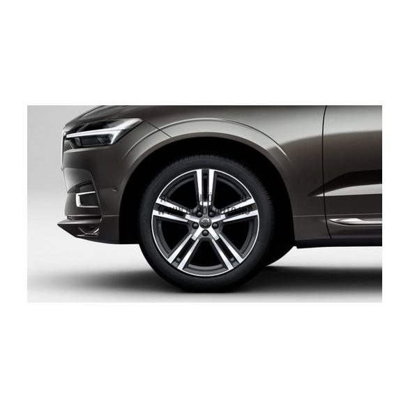 XC60 II - 20" Double Spoke Tech Black Diamond Cut - Komplett nyári kerék szett - Michelin